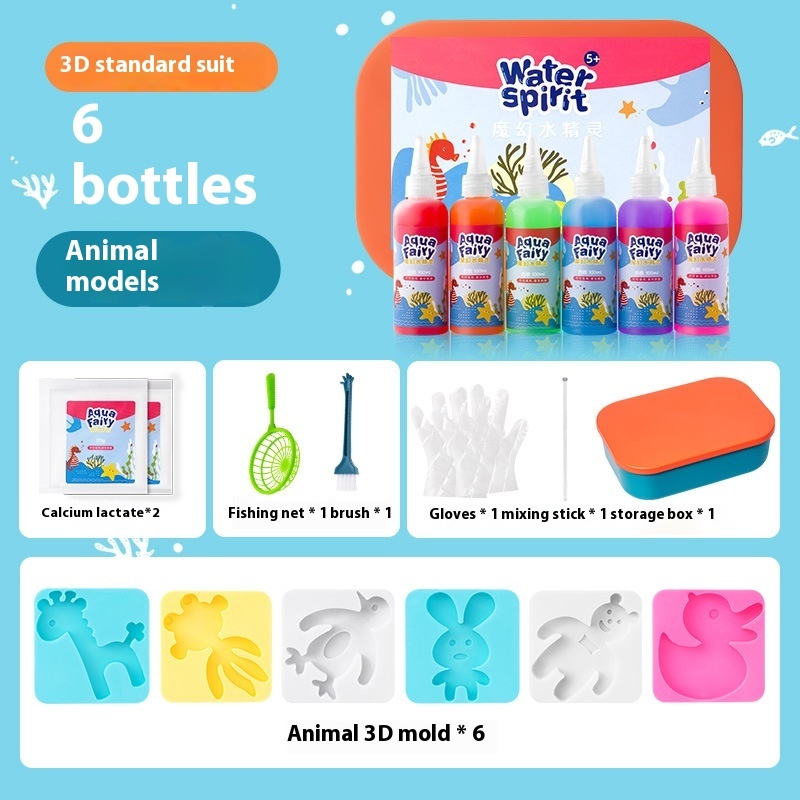 3D Aqua Fairy Water Elf Kit - 4 Bottles, 3D Molds — photo 2