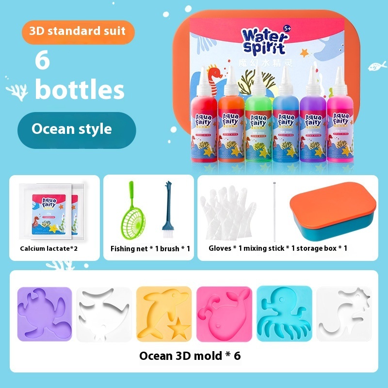 3D Aqua Fairy Water Elf Kit - 4 Bottles, 3D Molds — photo 3