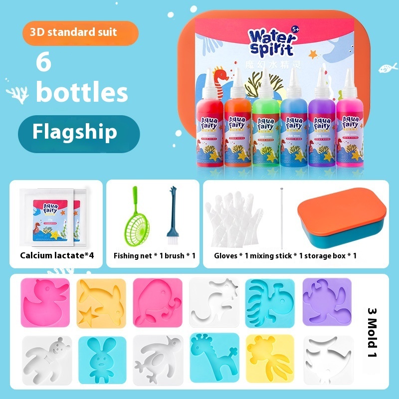 3D Aqua Fairy Water Elf Kit - 4 Bottles, 3D Molds — photo 4