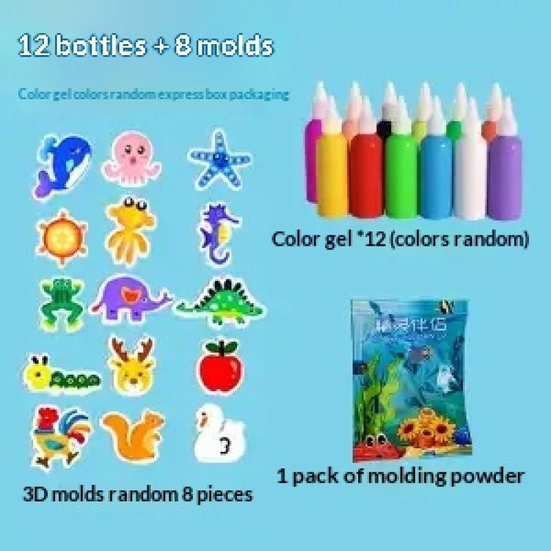 Magic Water Elf Gel Kit, 6 Gels + 8 Molds — photo 4