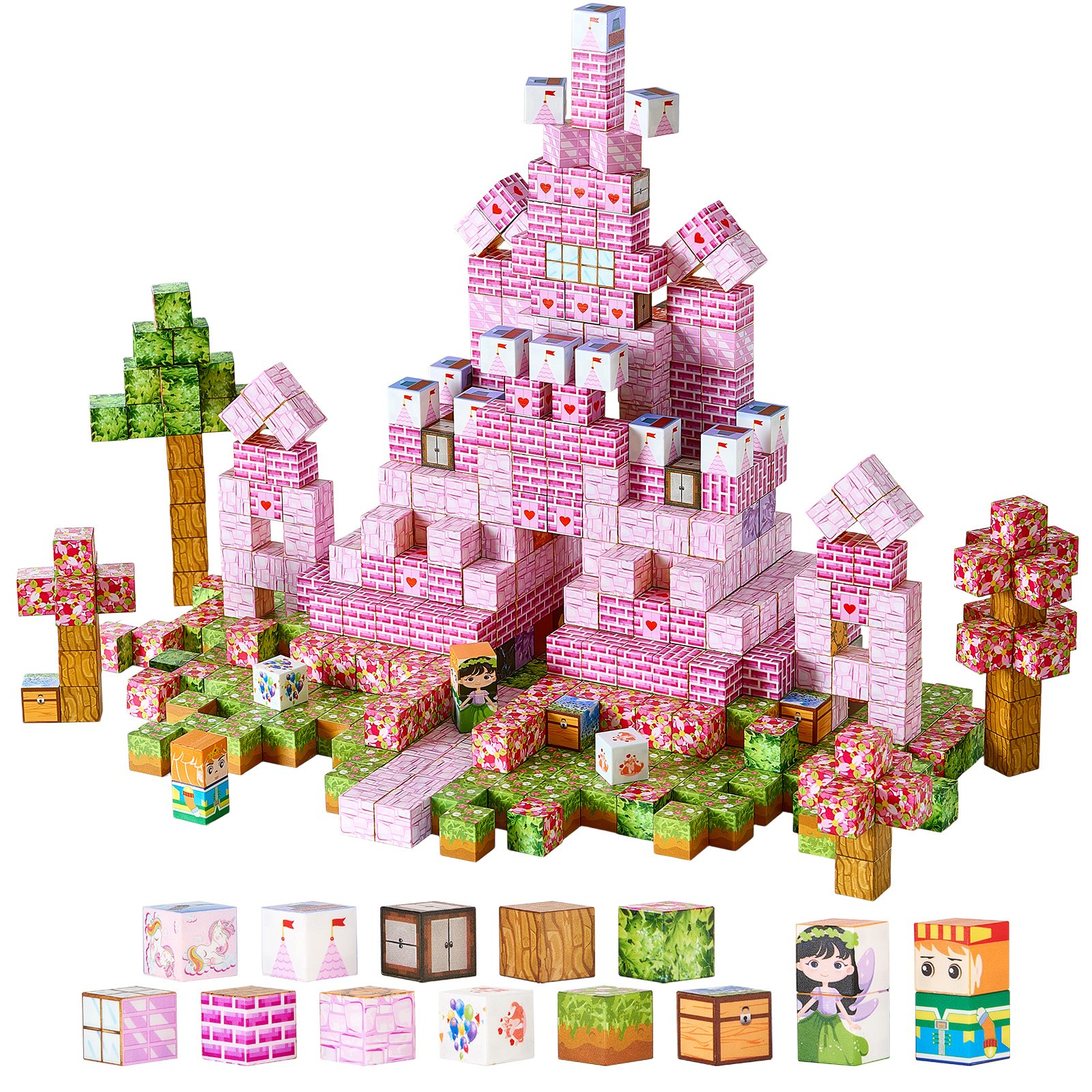 Magnetic Building Blocks 100-Piece Princess Set โ photo 3