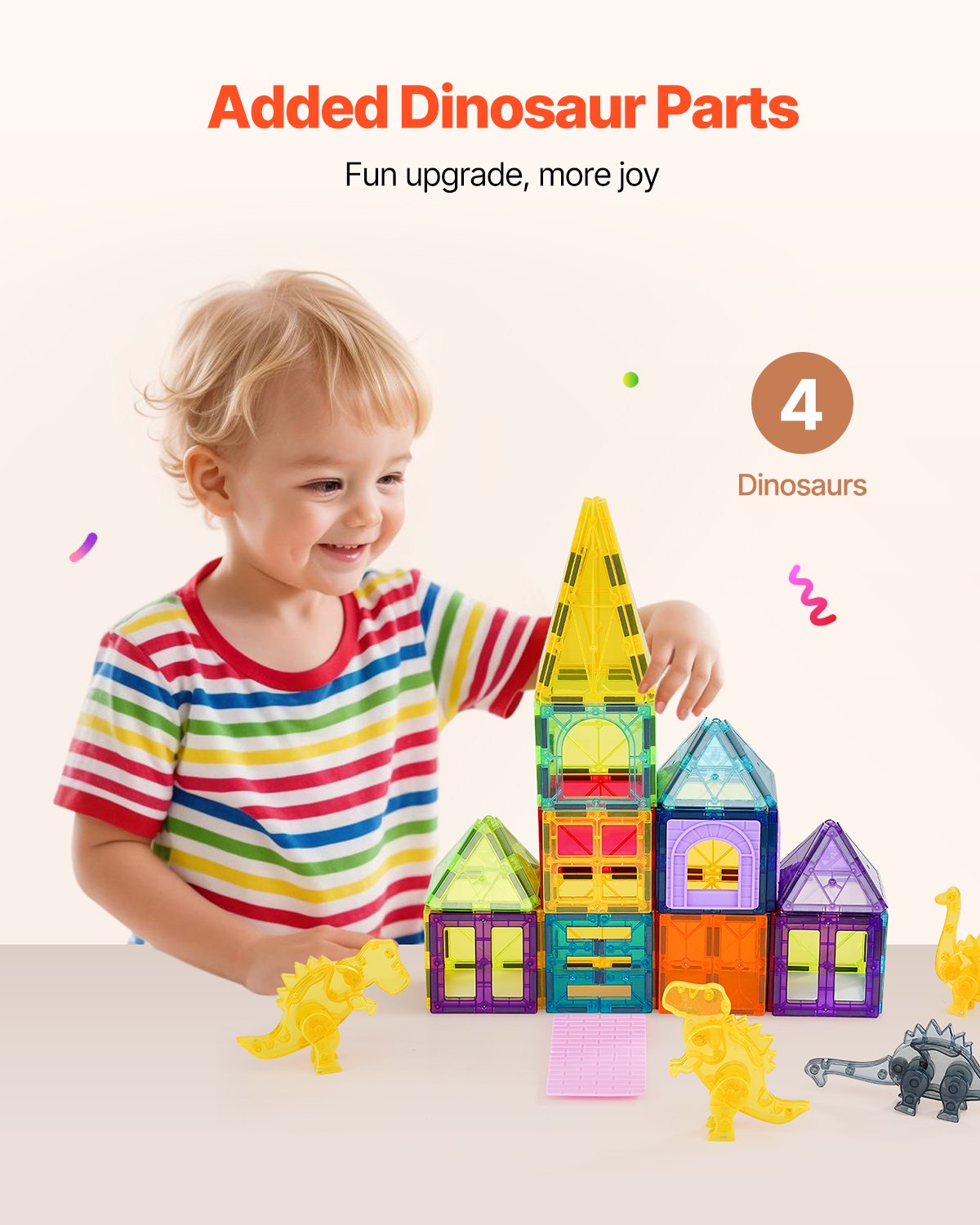 Magnetic Tiles 56-Piece Animal Set — photo 5