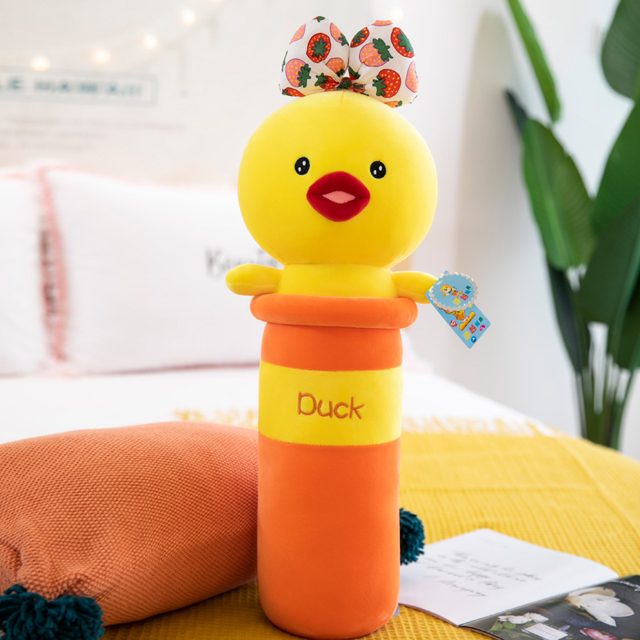 Red-Lips Duck Long Bolster Pillow Plush 65cm โ photo 3