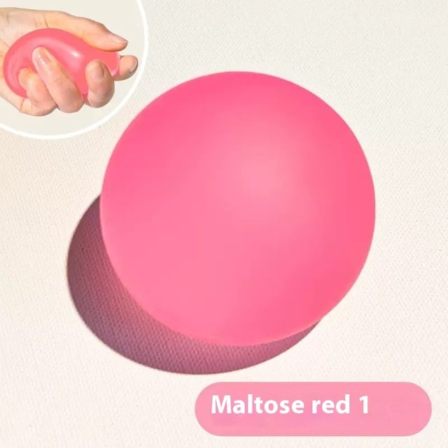 Stretchy Pink Squeeze Stress Ball