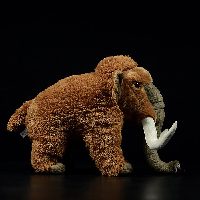 Realistic Woolly Mammoth Plush