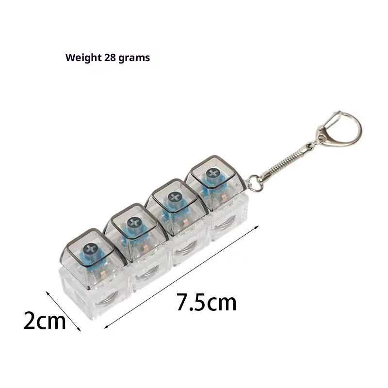 Light-Up Mechanical Keyboard Switch Keychain โ photo 4