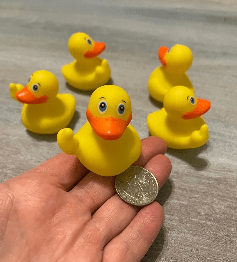 Flicking Finger Yellow Duck Novelty Toy — photo 3