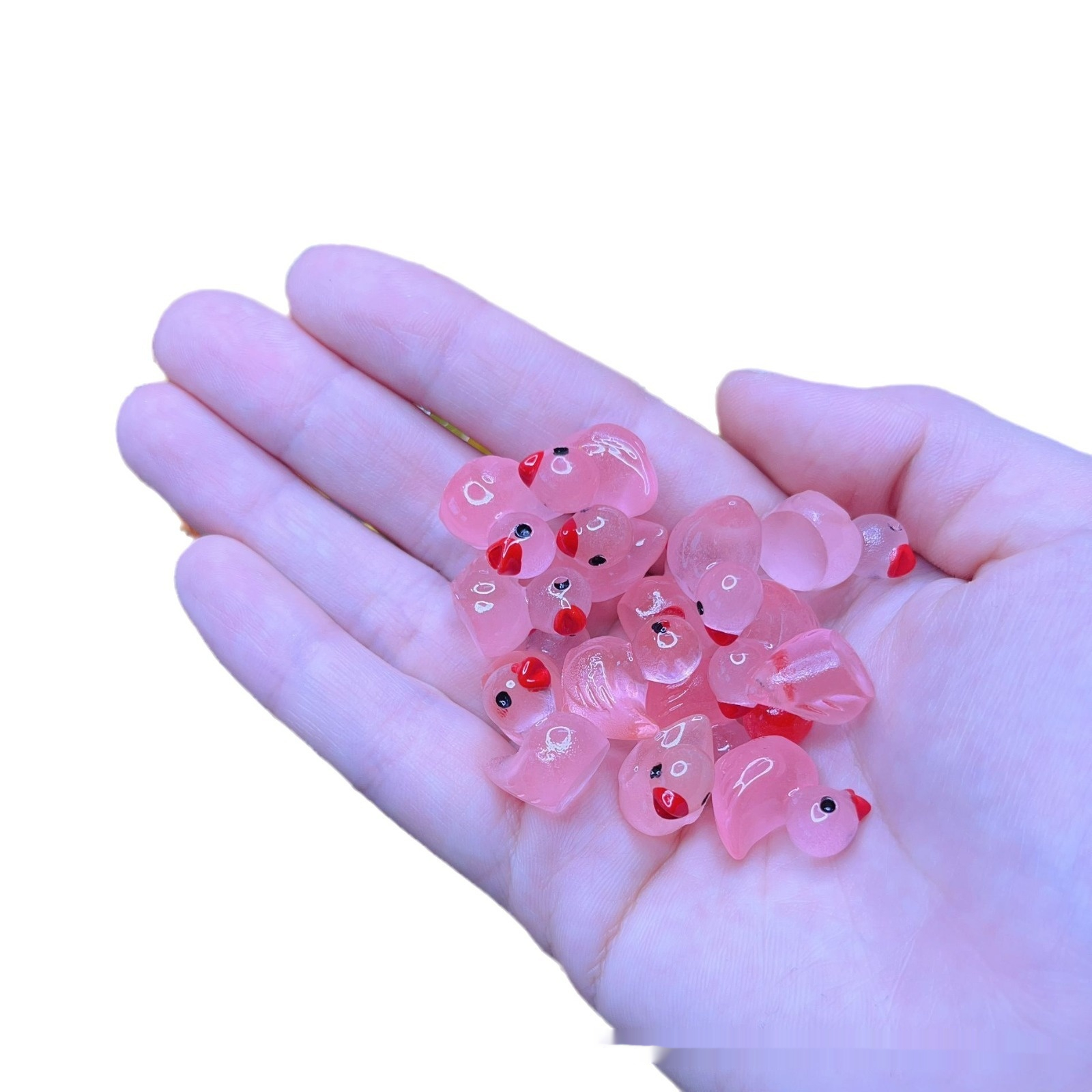 Mini Transparent Duck Figurines โ photo 4