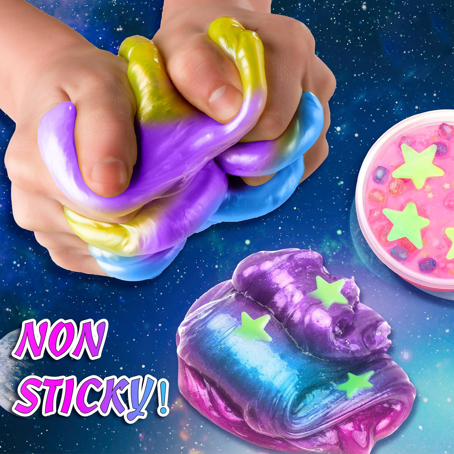 Galaxy Star Jar Slime โ photo 2