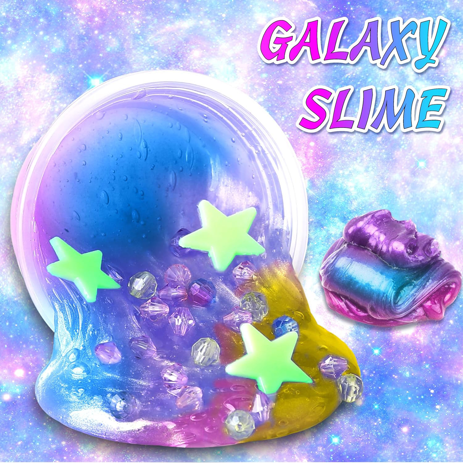 Galaxy Star Jar Slime โ photo 4