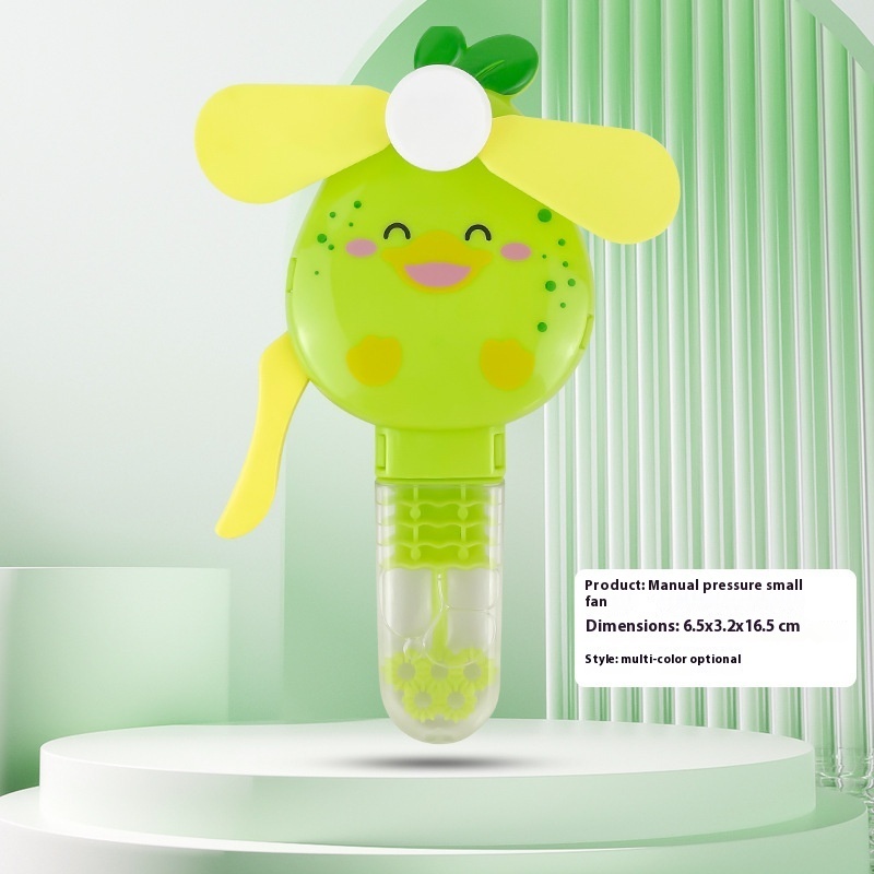 Strawberry Hand-Press Fan & Bubble Toy โ photo 2