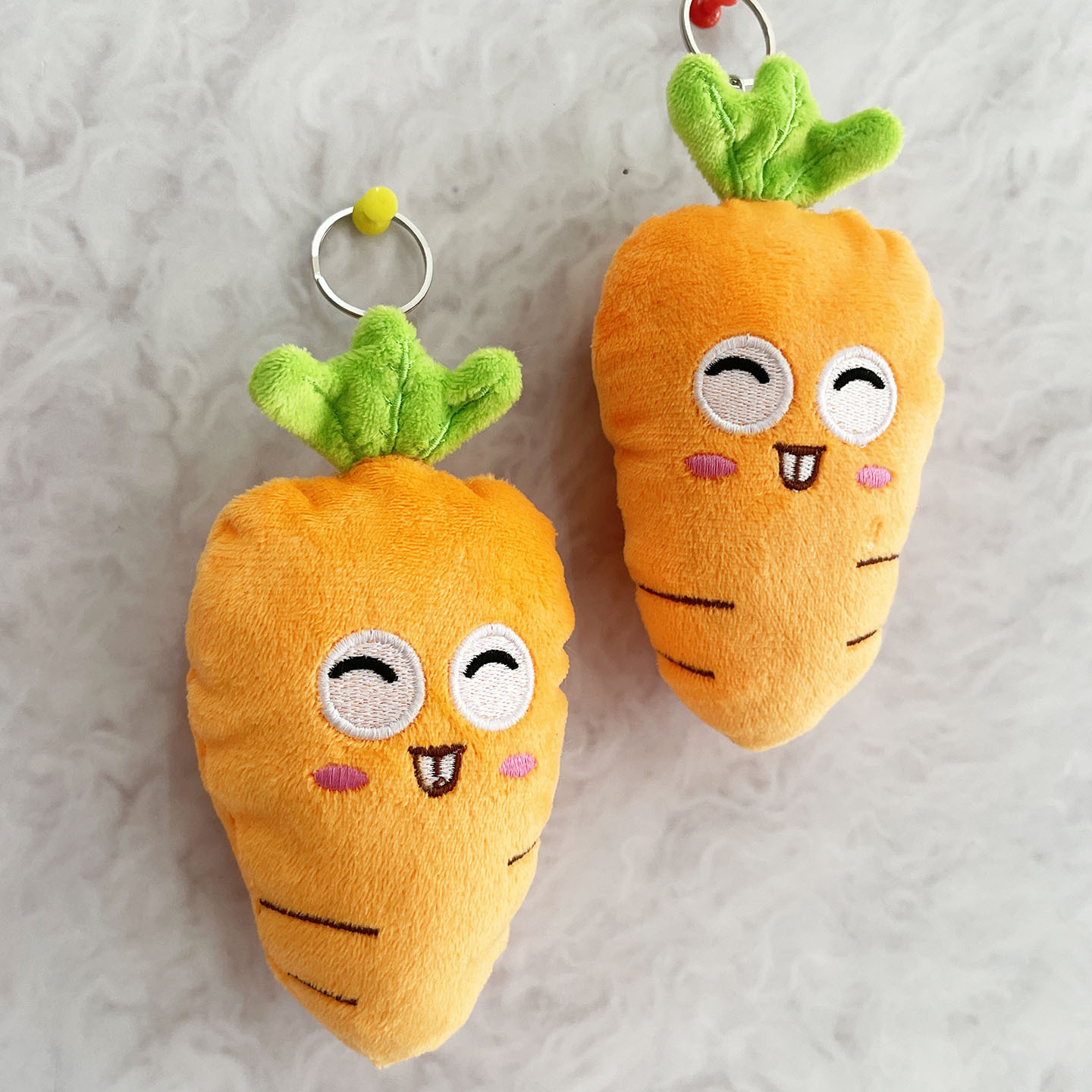 Happy Carrot Plush Keychain โ photo 4