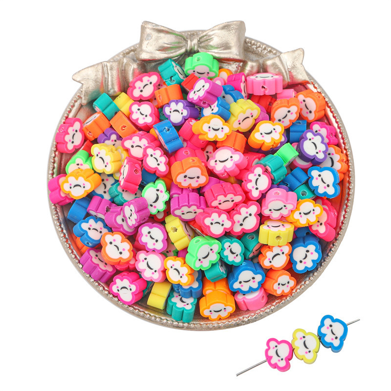 Peppermint Candy Polymer Clay Slice Beads โ photo 6