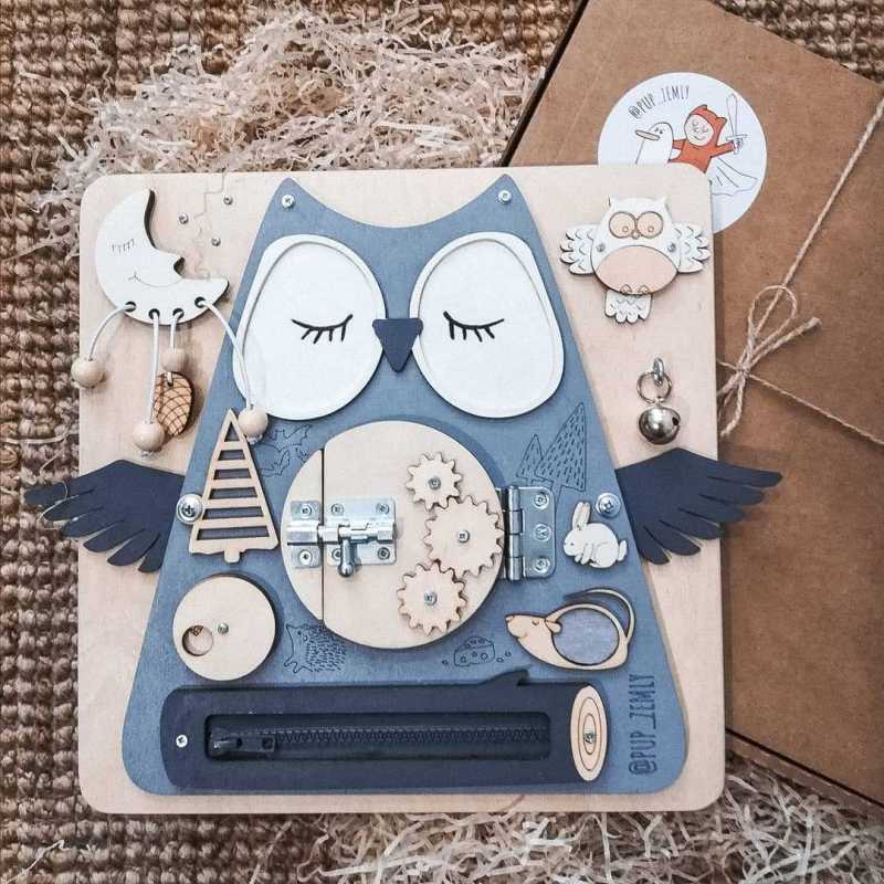 Wooden Fox Montessori Busy Activity Board — photo 2