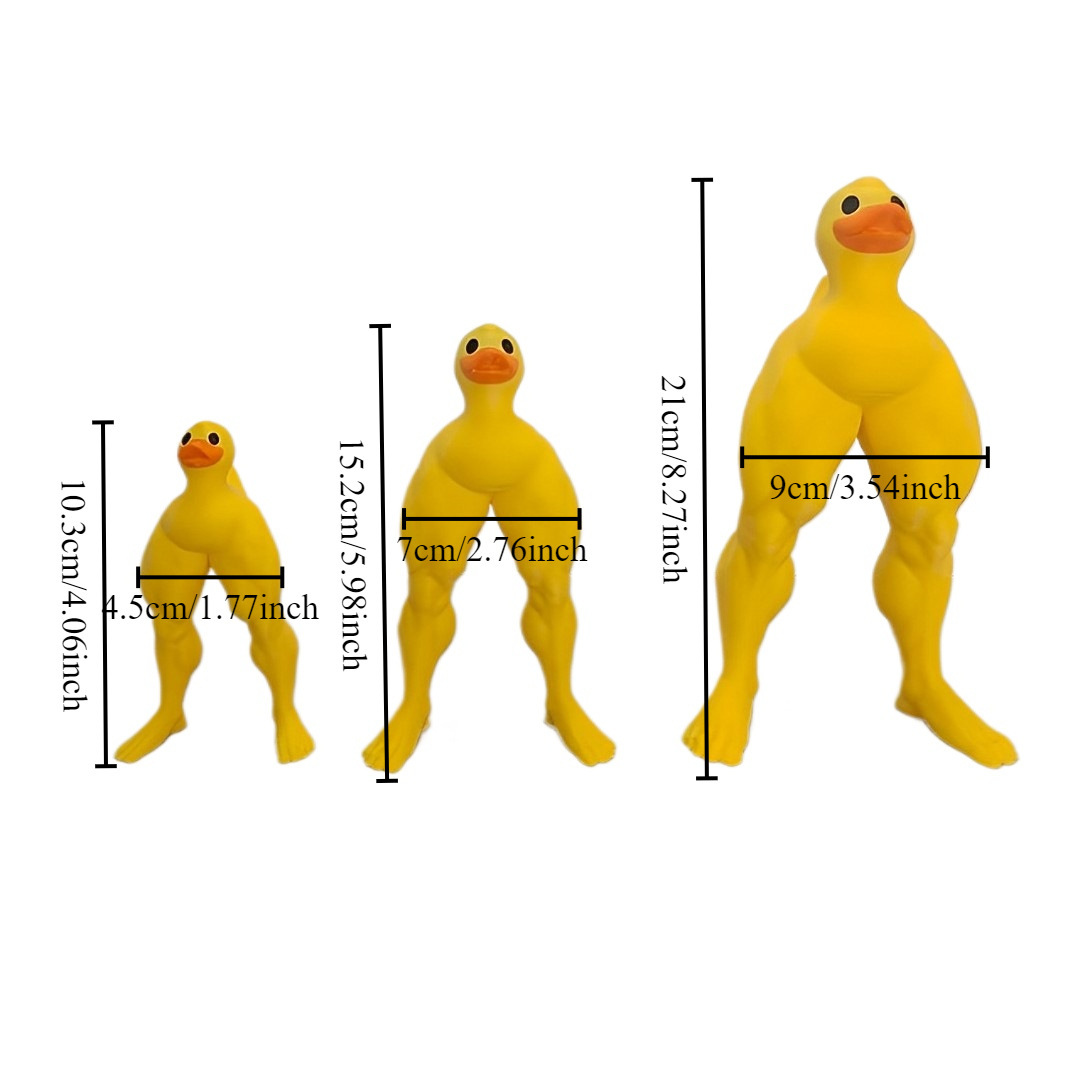 Buff Muscle Duck Desk Figure โ photo 2