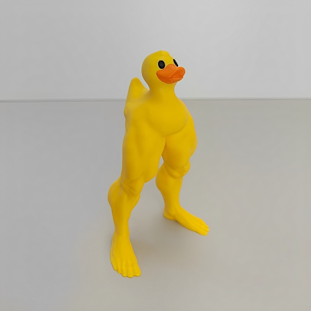 Buff Muscle Duck Desk Figure โ photo 4