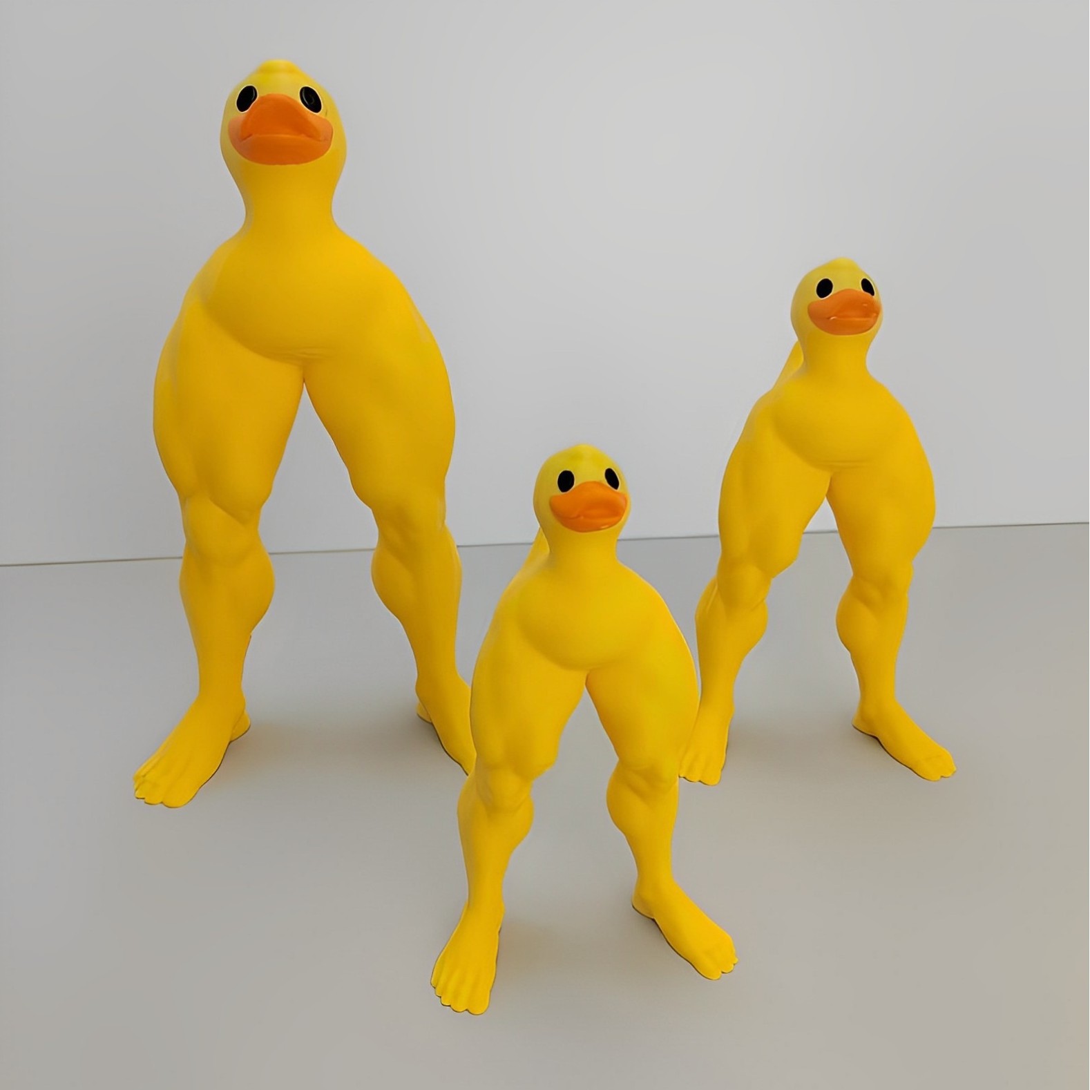 Buff Muscle Duck Desk Figure โ photo 3