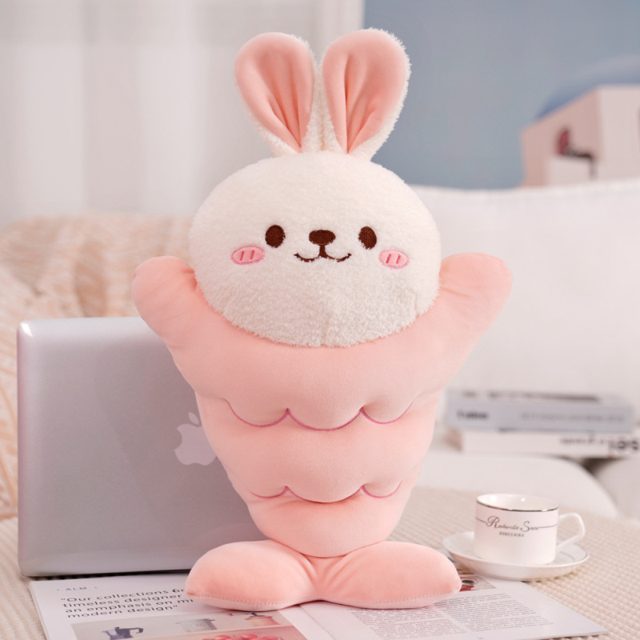Buff Bunny Muscle Plushie