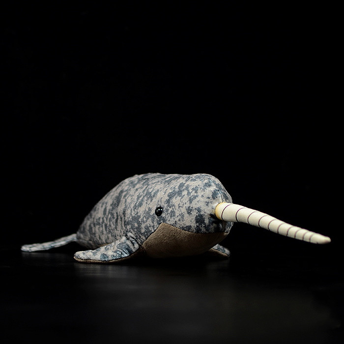 Lifelike Deep-Sea Narwhal Plush