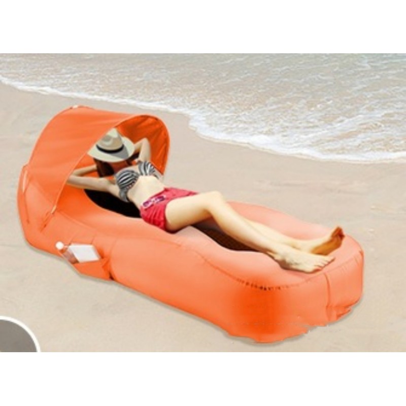 Inflatable Beach Lounger with Sun Canopy โ photo 5