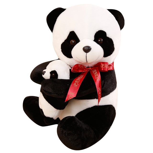 Mama Panda & Baby Cuddle Plush