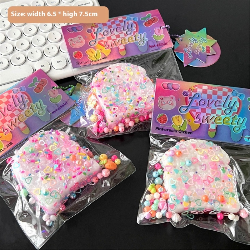 Glitter Pearl Cat-Paw Squishy Set — photo 6