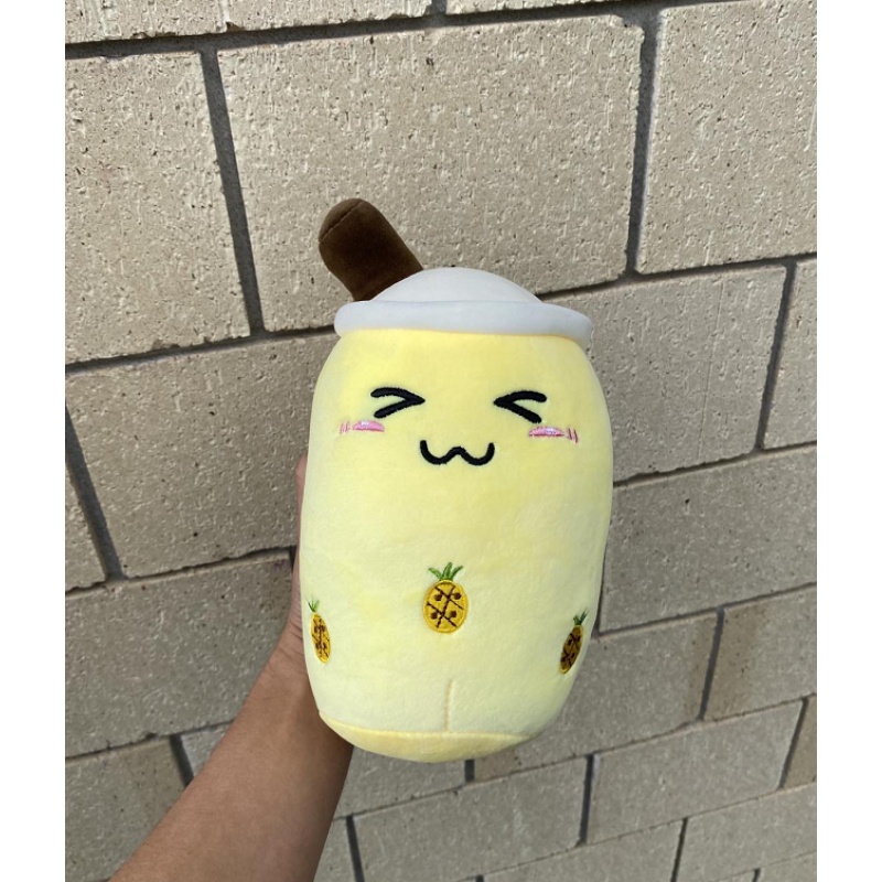 Pineapple Boba Tea Plush