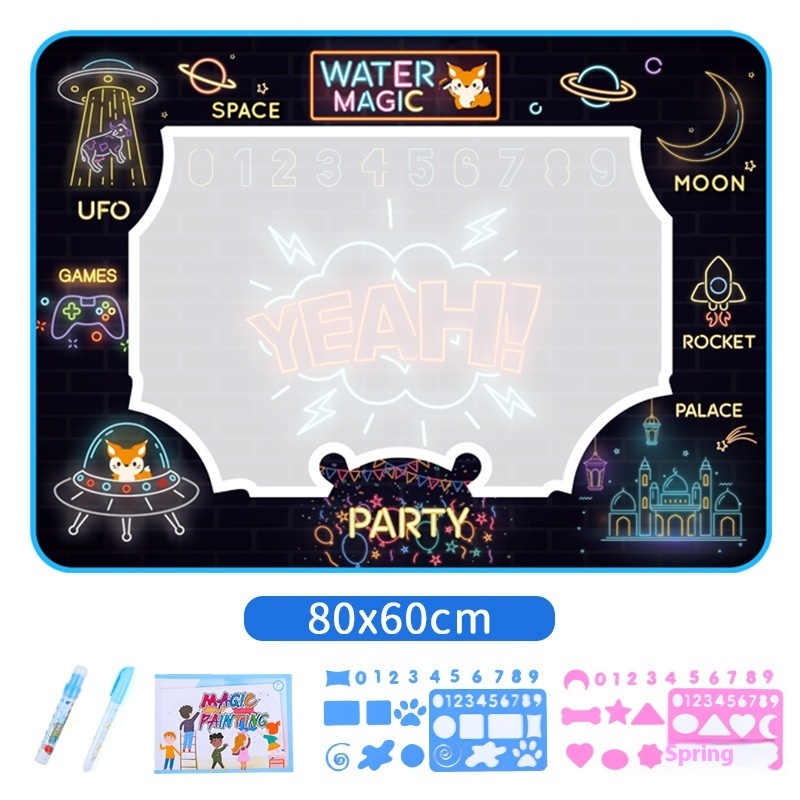 Water Doodle Drawing Mat With Pens (80x60cm) โ photo 3