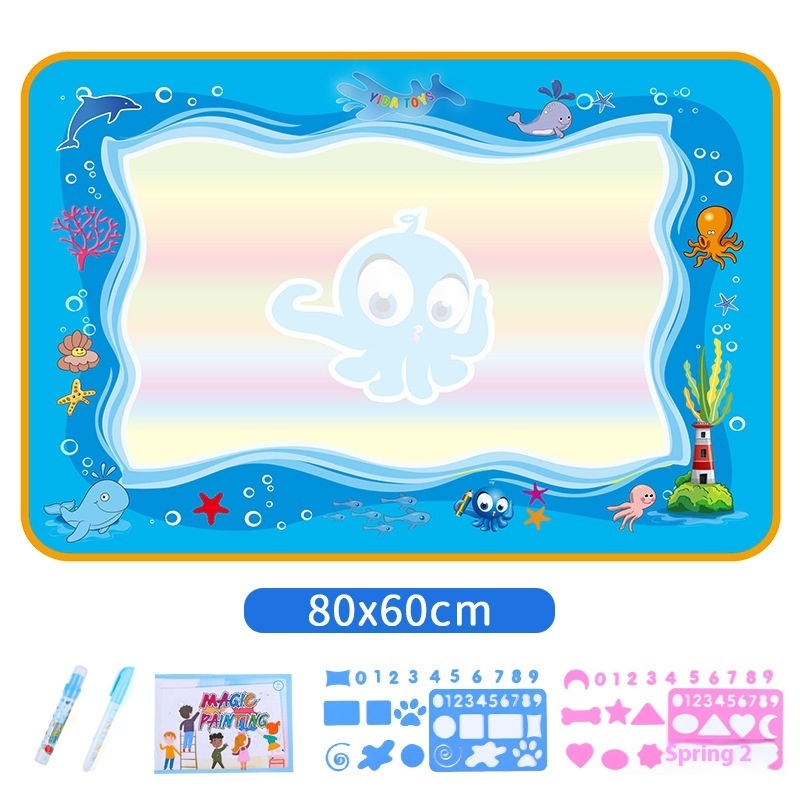 Water Doodle Drawing Mat With Pens (80x60cm) โ photo 4