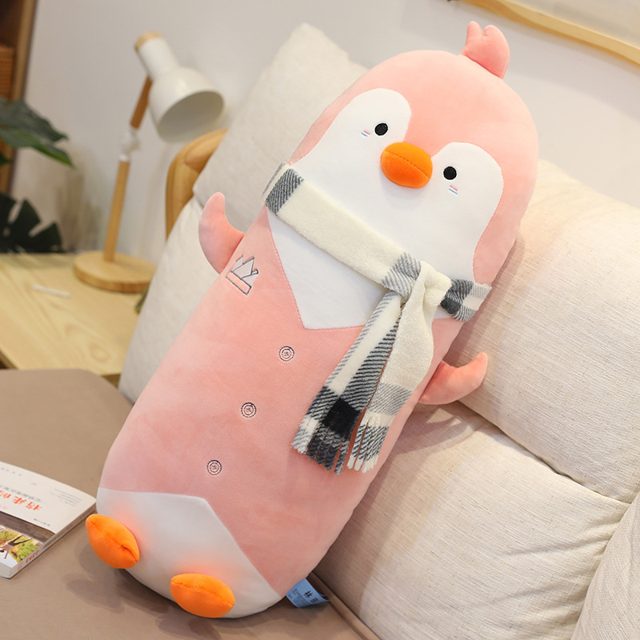 Scarf-Wearing Penguin Cuddle Body Pillow โ photo 4