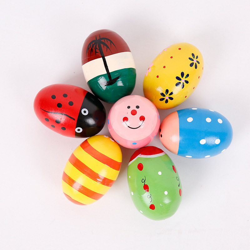 Wooden Egg Shaker Percussion Set