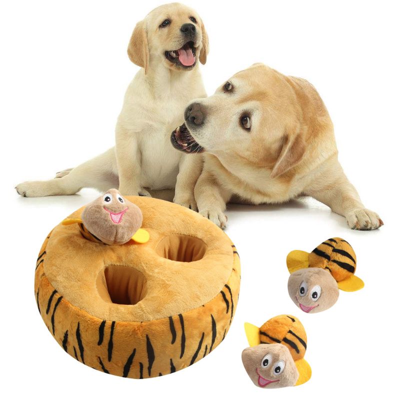 Hide-and-Seek Bees Dog Snuffle Toy — photo 3
