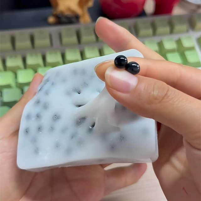 Pop-the-Pimple Squishy Stress Block โ photo 2