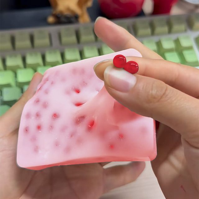 Pop-the-Pimple Squishy Stress Block