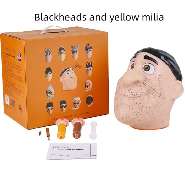 Pop-a-Pimple Face: Blackheads & Yellow Milia