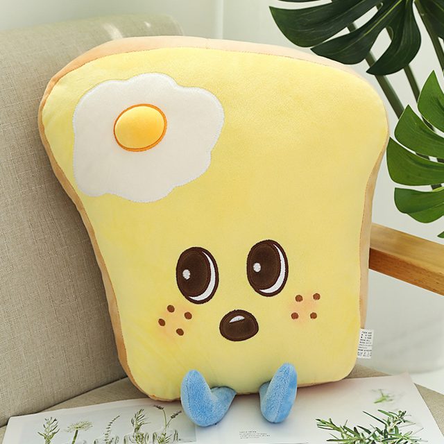 Toast & Egg Plush Pillow