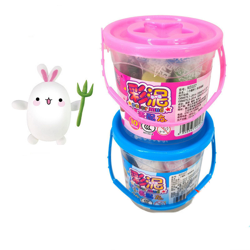 Kids Modeling Clay Bucket, 10 Colors
