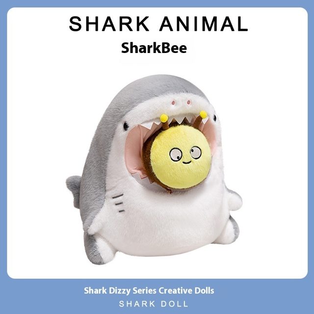 Shark-Hoodie Bumblebee Plush - 30cm — photo 2