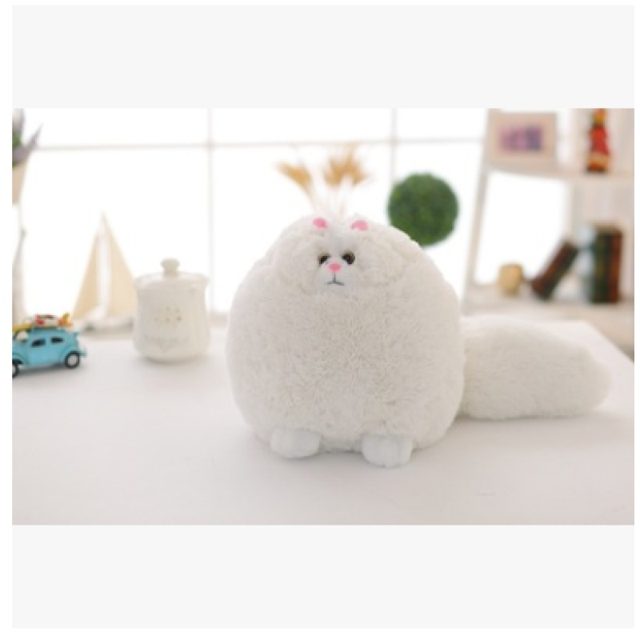 Round Fluffy Persian Cat Plushie โ photo 6