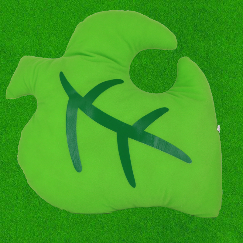 Green Jungle Leaf Cushion Plush โ photo 4