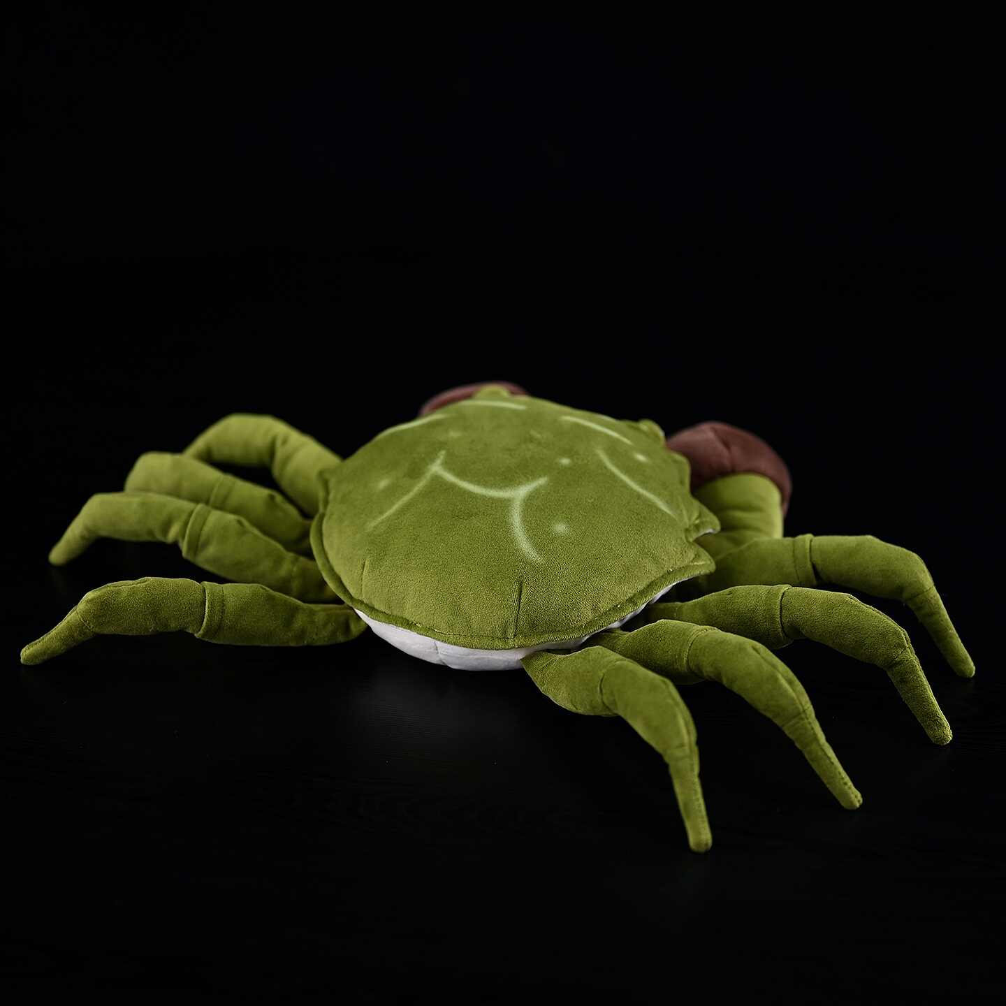 Realistic Green Crab Plush With Furry Claws โ photo 4