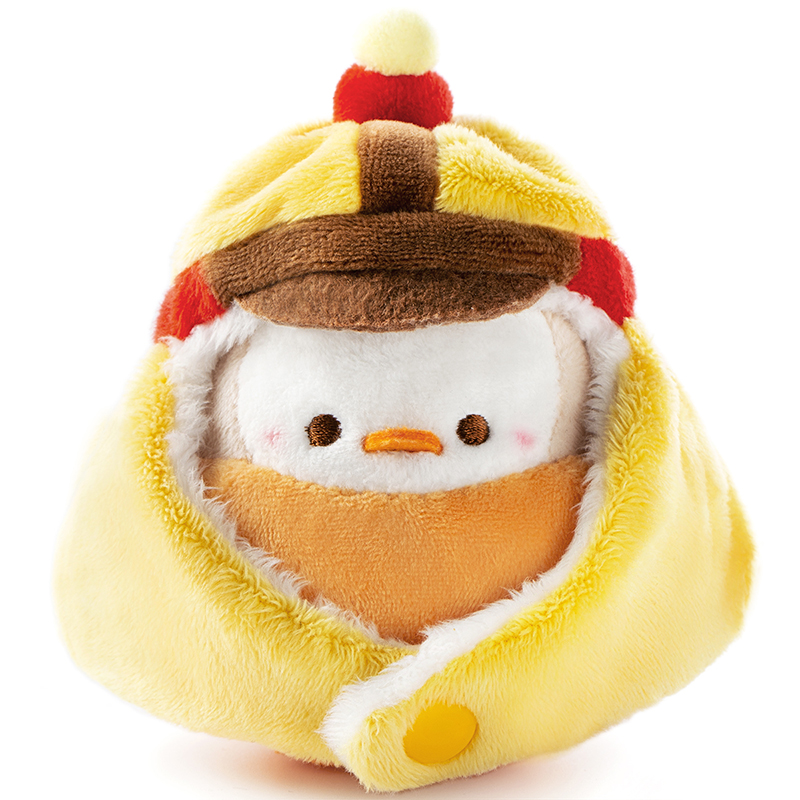 Tiny Duck in a Raincoat Plush Charm