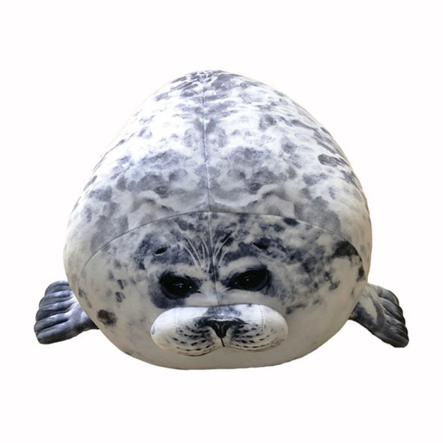 Chubby Blob Seal Pillow Plush, 40cm