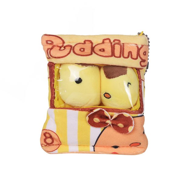 Piggy Pudding Snack-Pack Keychain Plush โ photo 3