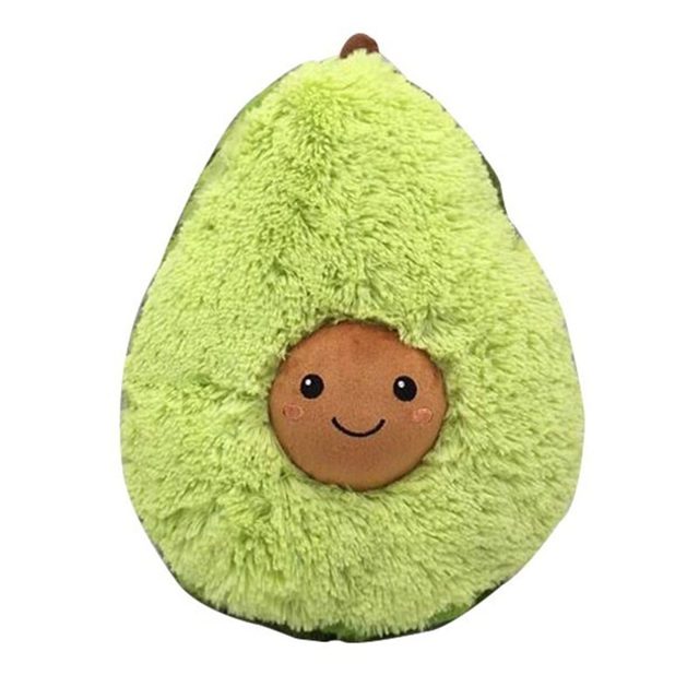Fuzzy Avocado Plush Pillow — photo 3