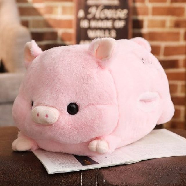 Pink Piggy Hand-Warmer Plush