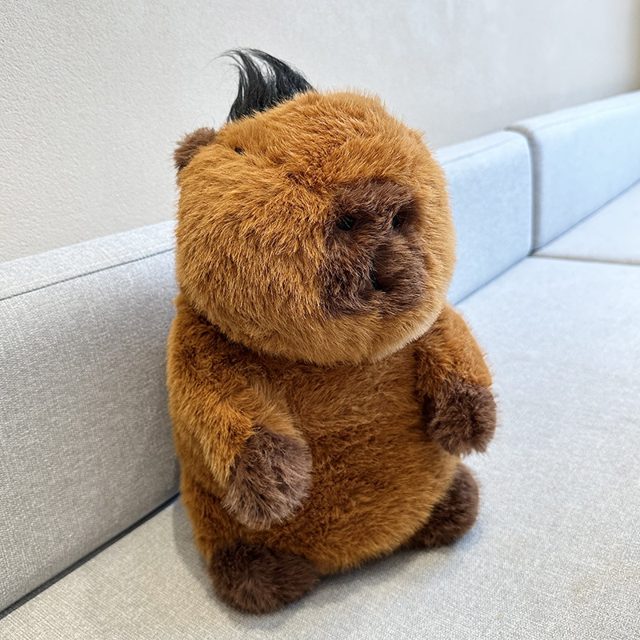 Punk Capybara Plush With Mohawk โ photo 2