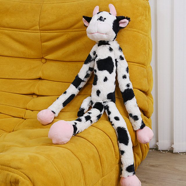 Long-Legged Floppy Cow Plush, 70cm