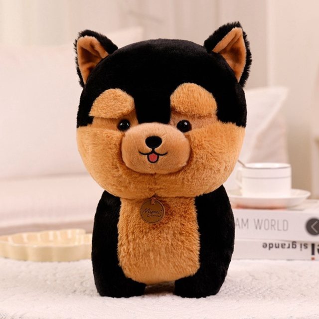 Black & Tan Puppy Plushie โ photo 2
