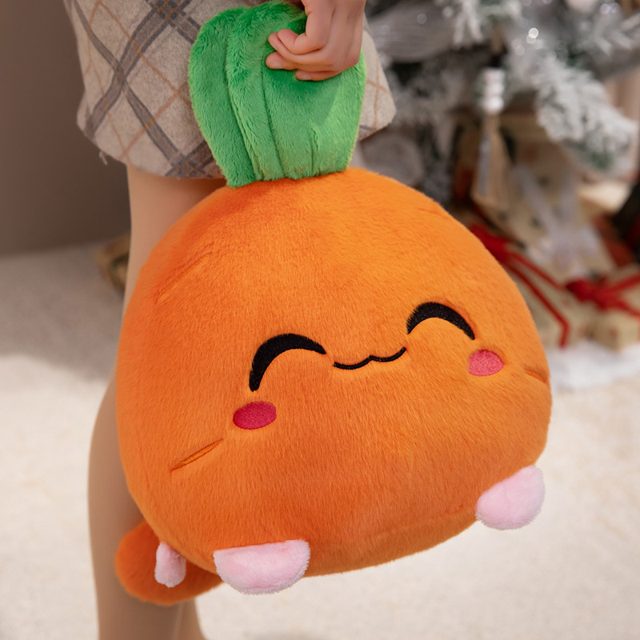 Carrot Kitty Plush With Handle โ photo 2